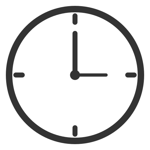 時計 グレースケール