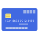 クレジットカード（青）