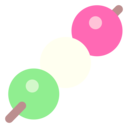 3色団子（斜め）