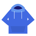 パーカー（青）