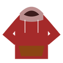 パーカー（茶）