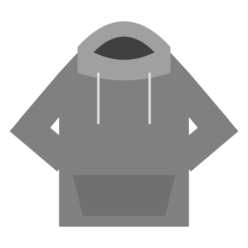 パーカー グレースケール