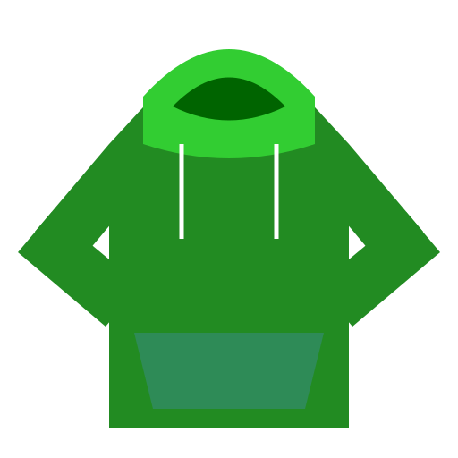 パーカー（緑）