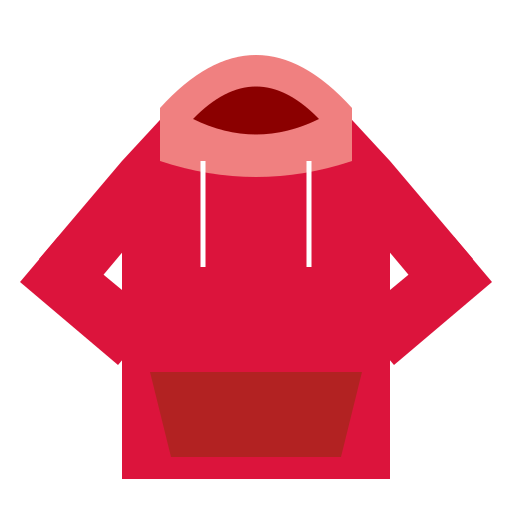 パーカー（赤）