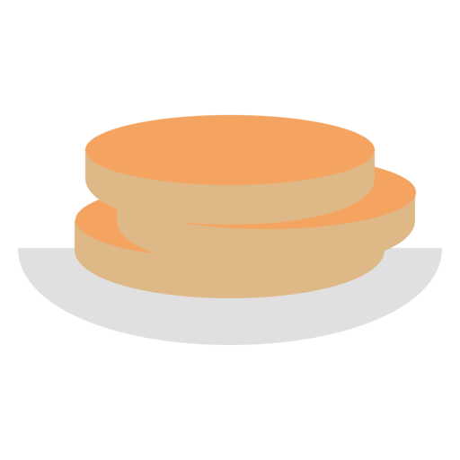 ホットケーキ（バターなし）