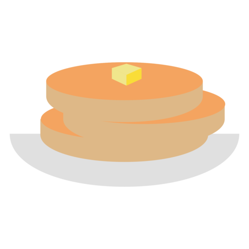 ホットケーキ（バターあり）