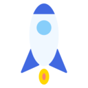 ロケット（青）