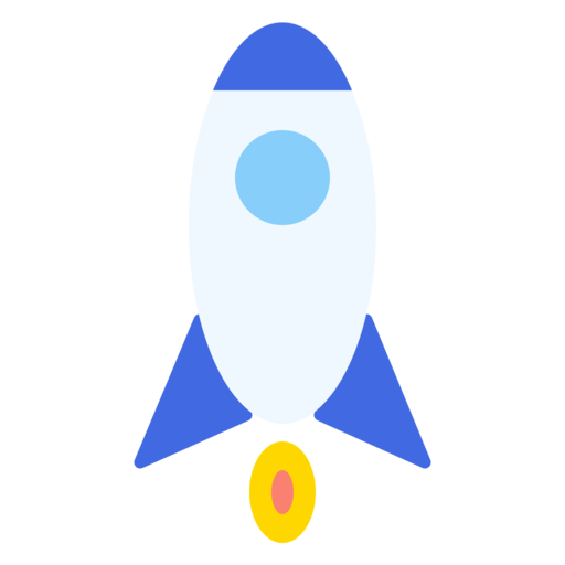 ロケット（青）