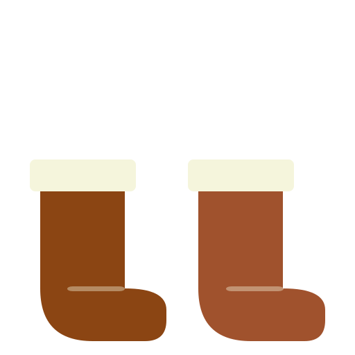 ショートブーツ（茶）