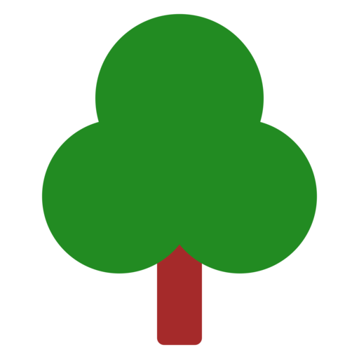 一本の木（濃い色）